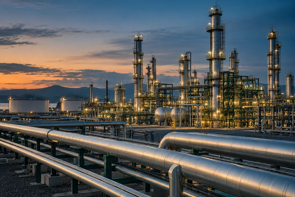 Oil &amp; Gas Management — illustrative industry scene